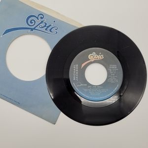 VINTAGE 45 7" VINYL RECORD | Michael Jackson "Off The Wall" & "Get On The Floor"